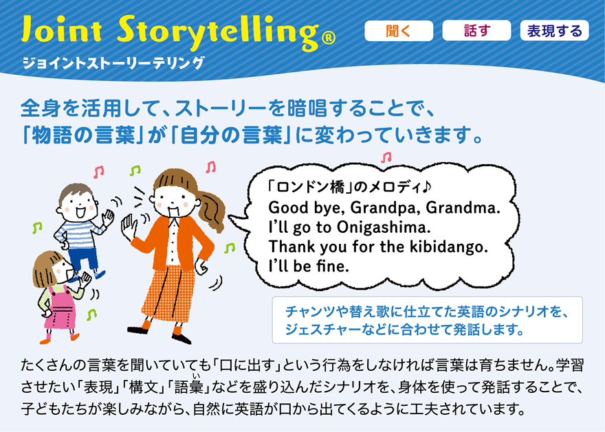 英語ジョイントストーリーテリング